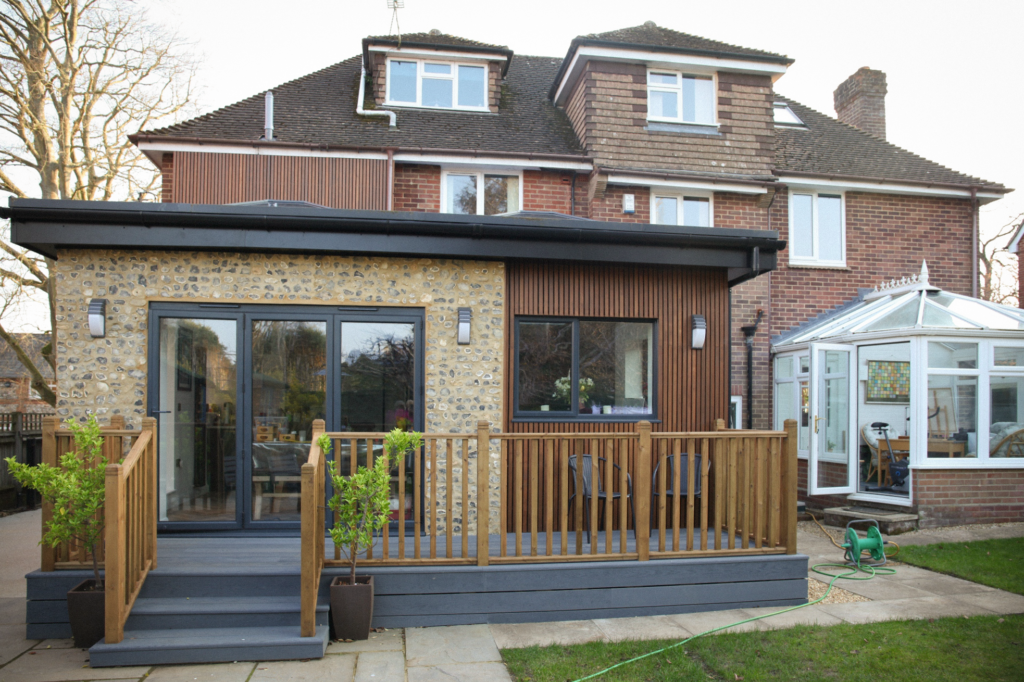 Remodelling and extension project in Winchester.